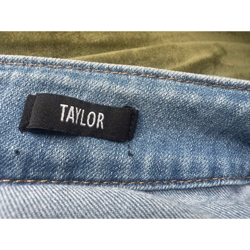 1822 Denim Taylor Jeans Size 4 Light Wash Cuffed Distressed High Rise - Picture 12 of 12